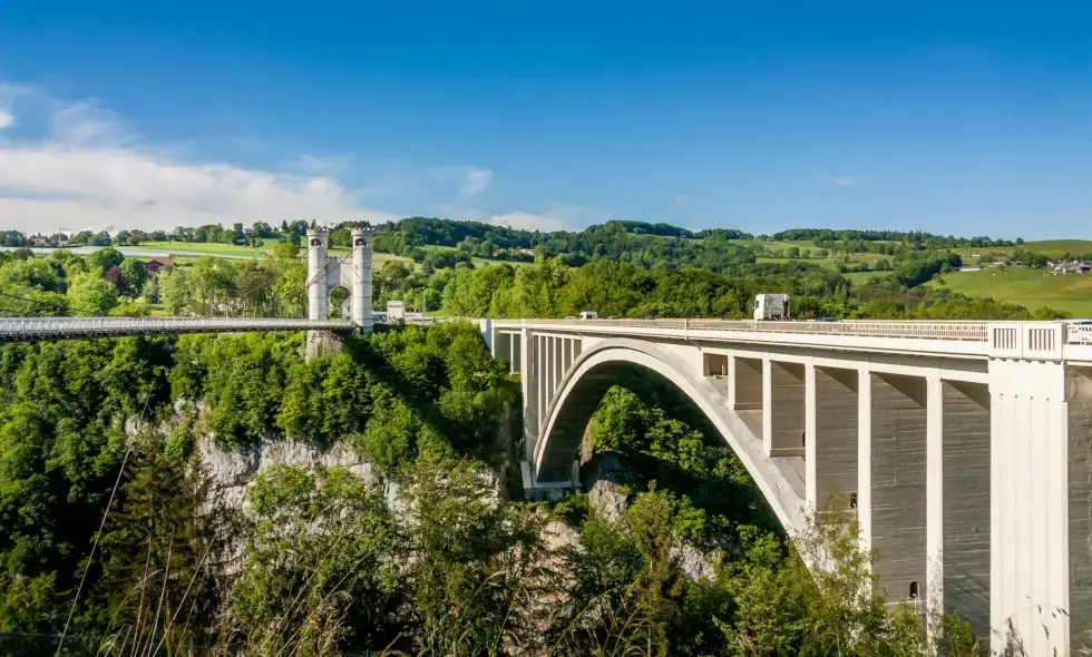 Swiss motorway network and the process of purchasing the 2025 e-vignette