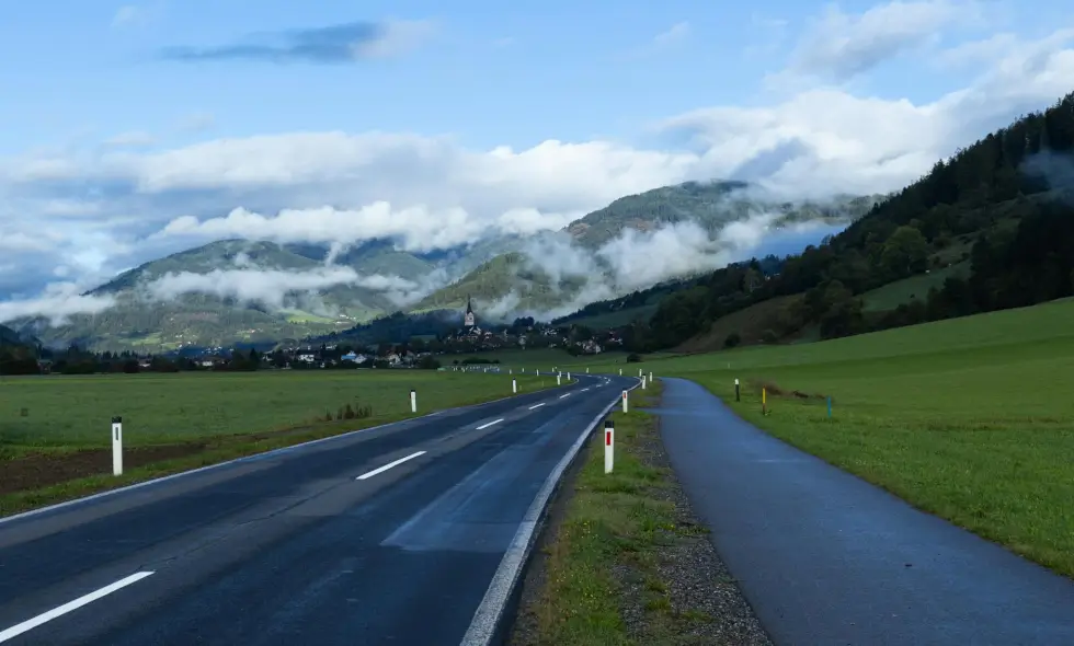 Red de autopistas de Austria y el procedimiento para la compra de la viñeta